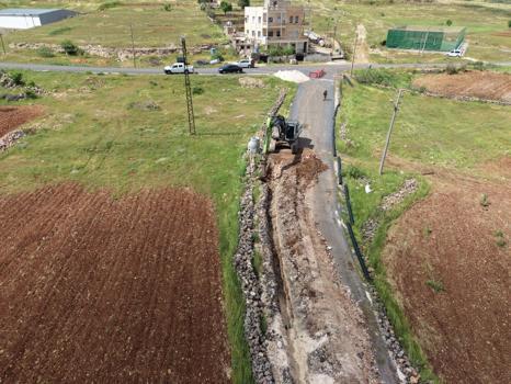 Mardin’de 5 bin 100 metrelik atık su döşeme çalışması tamamlandı