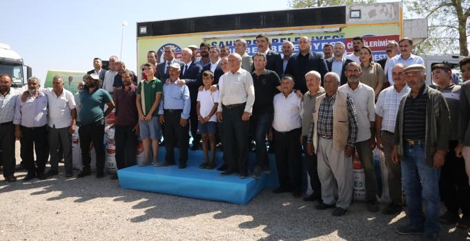 Gaziantep'te çiftçilere 2 bin ton gübre desteği