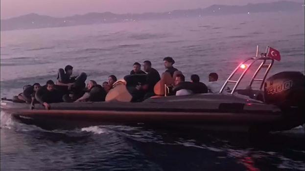 Milas'ta 23 kaçak göçmen yakalandı