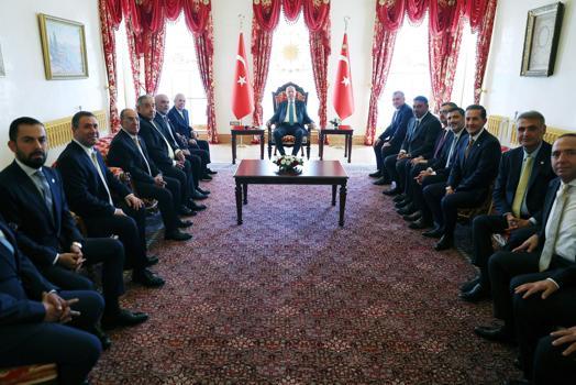 Cumhurbaşkanı Erdoğan, kulüp başkanlarını kabul etti