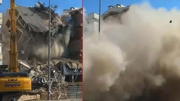 Kuşadası’nda 5 katlı bina yıkım sırasında çöktü