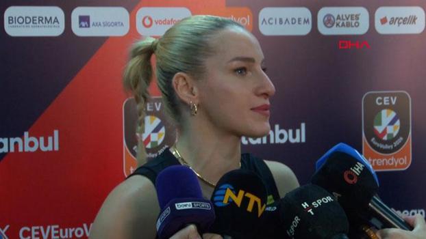 Gizem Örge: Hep birlikte buradan kupayla ayrılmak istiyoruz