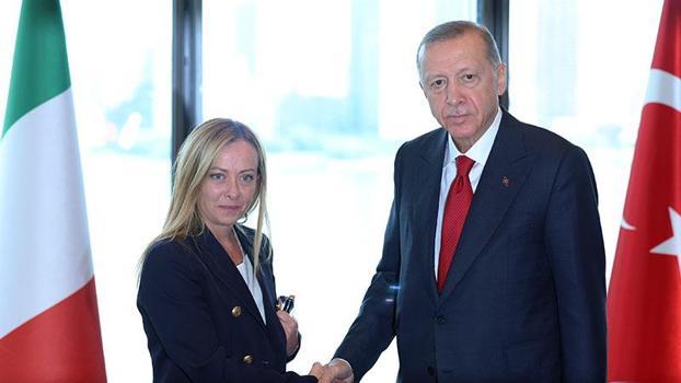 İtalya Başbakanı Meloni'den Cumhurbaşkanı Erdoğan'a teşekkür