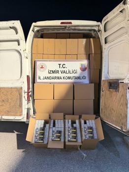 Minibüste 2,6 milyon bandrolsüz boş makaron ele geçirildi