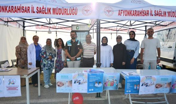 Motofest alanında Halk Sağlığı Haftası etkinlikleri