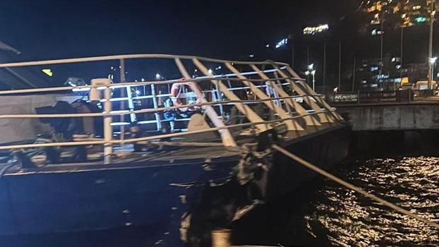 Bursa - Mudanya'da İDO deniz otobüsü iskeleye çarptı