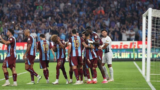 Trabzonspor’un 5 gollü reaksiyonu istatistiklere yansıdı