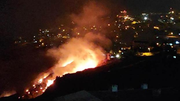 Mardin’de örtü yangını; müdahale sürüyor