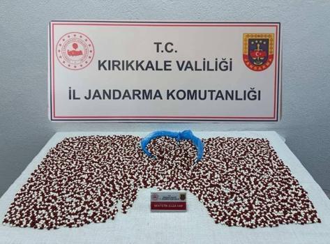 Kırıkkale'de 4 bin 581 adet uyuşturucu hap ele geçirildi