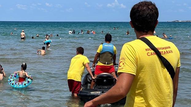 Kocaeli sahillerinde boÄŸulma tehlikesi geçiren 527 kiÅŸi kurtarıldı