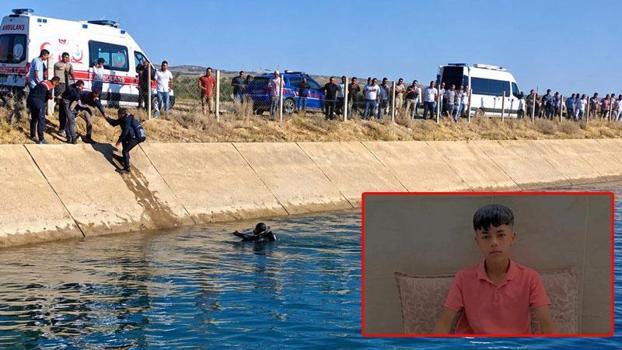 Sulama kanalında kaybolan 14 yaşındaki Yusuf aranıyor