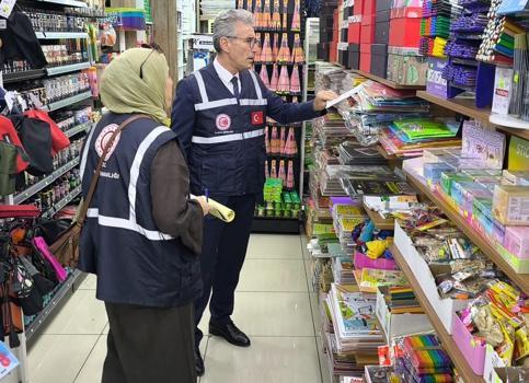 Mersin'de kırtasiye denetimi