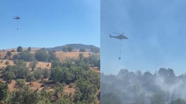 Bolu’da yangın; otlar tutuştu, alevler ağaçlara sıçradı