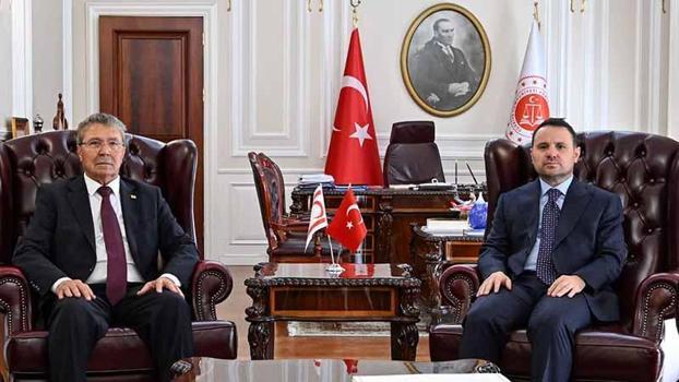Bakanlar Gürlek ve Güler, KKTC Başbakanı Üstel ile bir araya geldi