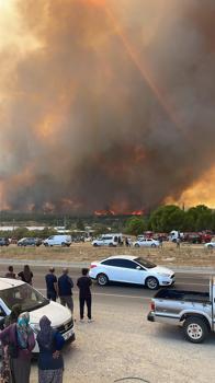 Aksu yangını 2'nci gününde; 2 bini aşkın hane elektriksiz kaldı / Ek fotoğraflar