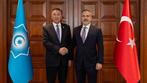 Bakan Fidan, TDT Genel Sekreteri Ömüraliyev'i kabul etti