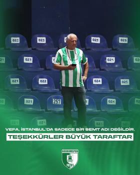 Bodrum FK'dan vefakar taraftara ömür boyu kombine