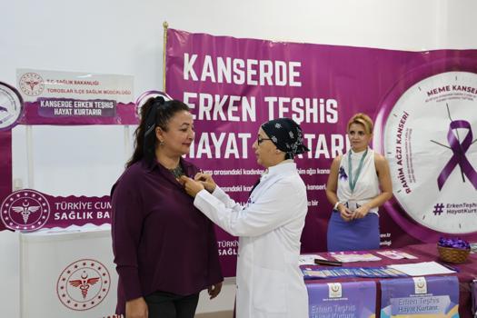 Toroslar’da, Halk Sağlığı Haftası’nda kansere karşı farkındalık eğitimi