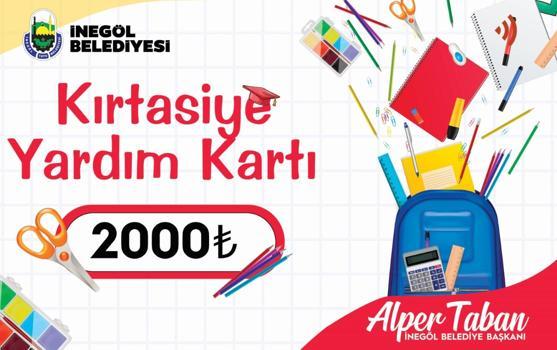 İnegöl Belediyesi’nden bin 650 öğrenciye 3.3 milyon TL’lik kırtasiye desteği