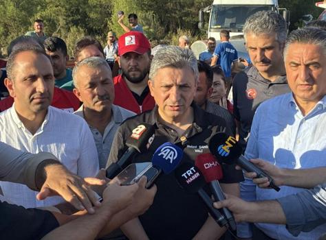 Aksu yangını 3'üncü gününde büyük ölçüde kontrol altına alındı (7)