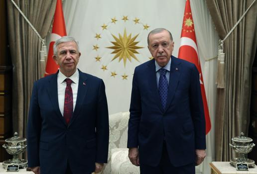 Cumhurbaşkanı Erdoğan, ABB Başkanı Yavaş'ı kabul etti