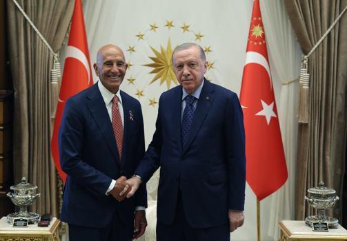 Cumhurbaşkanı Erdoğan, ABD'nin Ankara Büyükelçisi Barrack'ı kabul etti