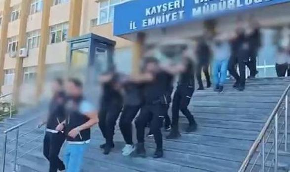 Kayseri’de uyuşturucu operasyonu: 7 tutuklama