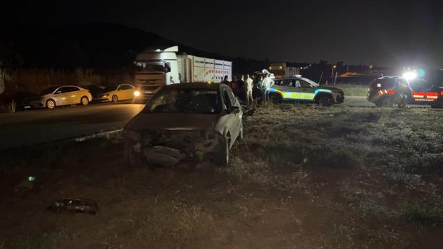 Kilis'te otomobil ile motosiklet çarpıştı: 2 yaralı