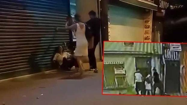 Beyoğlu’nda sokak ortasında erkek arkadaşı tarafından darbedildi; şikayetçi olmadı