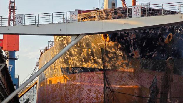 Çin'de tersanedeki kargo gemisinde yangın: 20 ölü, 5 yaralı