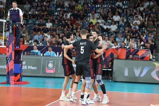 A Milli Erkek Voleybol Takımı, Almanya'ya 3-1 mağlup oldu