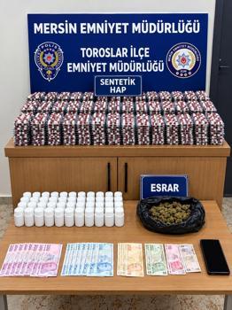 Mersin’de 11 bin adet uyuşturucu hap ele geçirildi