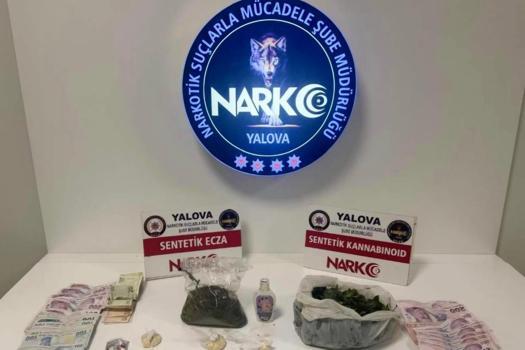 Yalova’da uyuşturucu operasyonu: 3 tutuklama