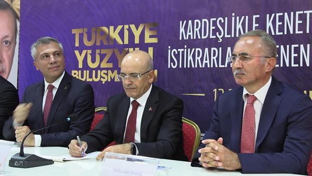 Bakan Şimşek, Bolu’da iş dünyası ve partililerle buluştu