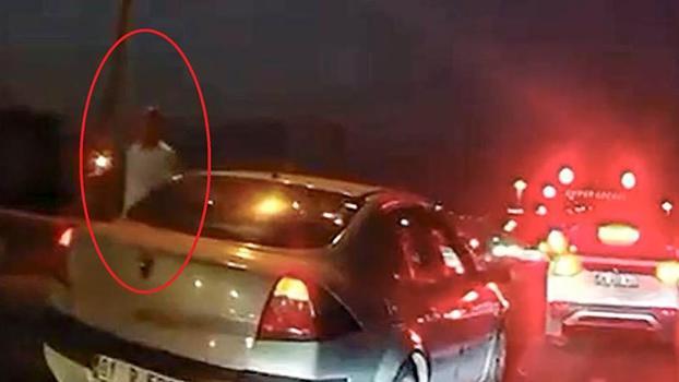 ‘Başkomiserim’ diyerek tartıştığı sürücüden ehliyet ve ruhsat isteyen şüpheli, market çalışanı çıktı