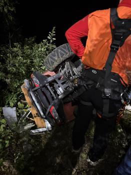 Şarampole yuvarlanan ATV'nin sürücüsü yaşamını yitirdi