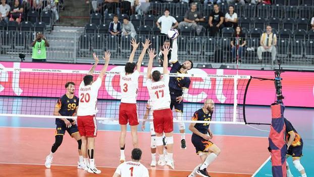 A Milli Erkek Voleybol Takımı, Romanya'ya kaybetti