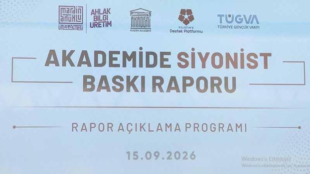 TÜGVA’da ‘Akademide Siyonist Baskı Raporu’ açıklandı