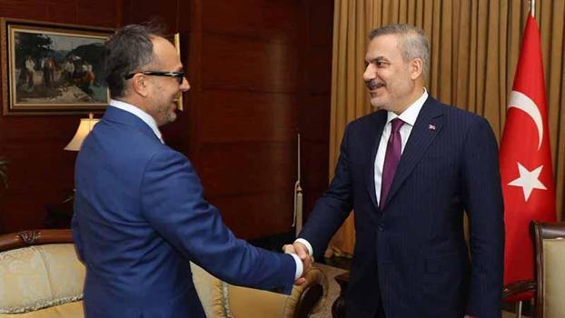 Bakan Fidan, TÜRKPA Genel Sekreteri Hasan'ı kabul etti