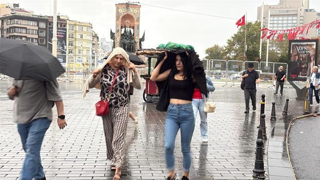 İstanbul'da yağış başladı