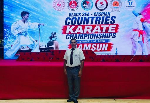 Antrenör Gürbüz Ak, Mersin'in 5'inci uluslararası karate hakemi oldu