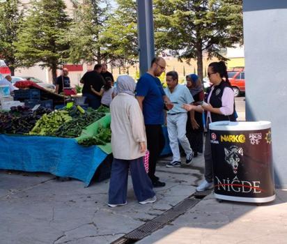 Narkotik polisinden 643 kişiye bilgilendirme