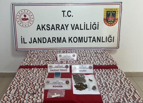 Aksaray’da uyuşturucu operasyonu: 2 tutuklama
