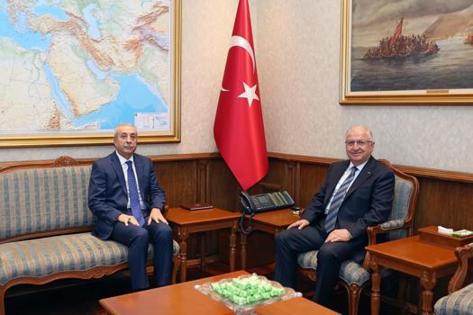 Bakan Güler, FAO Genel Direktörlüğüne aday gösterilen Mehdi Eker ile bir araya geldi