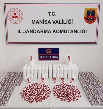 Manisa'da 11 bin 214 sentetik hap ele geçirildi; 1 tutuklama