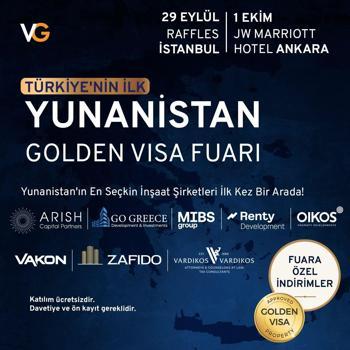 Yunanistan’ın gayrimenkul şirketleri Golden Visa Fuarı’nda bir araya gelecek
