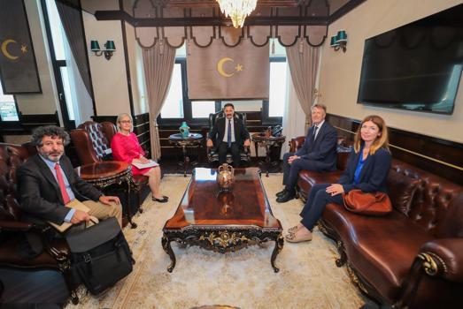 Vali Masatlı, AB heyetini kabul etti