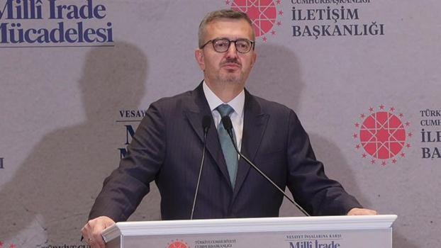İletişim Başkanı Duran: Türkiye darbelere ve darbecilere milli iradenin vesayet altına alınmasına asla izin vermeyecektir