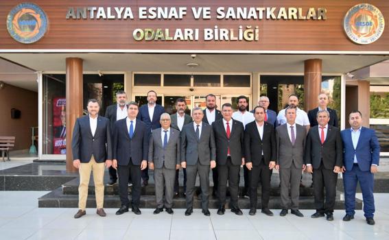 Vali Şahin'den AESOB'a Ahilik ve tebrik ziyareti