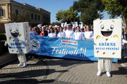 Edirne Gastronomi Festivali renkli görüntülerle başladı